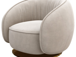 baxter leon armchair 3D Модель