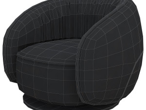 baxter leon armchair 3D Модель