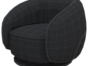 baxter leon armchair 3D Model