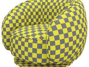baxter leon armchair 3D Модель