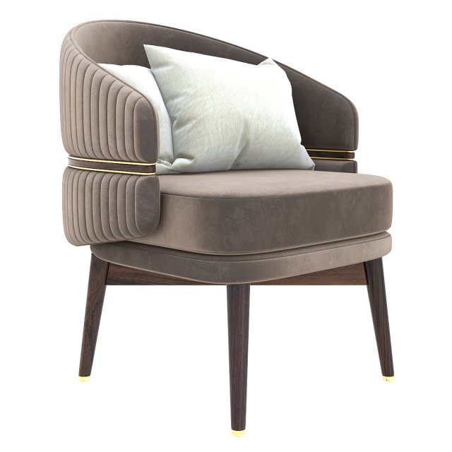 billy armchair Modello 3D .c4d .max .obj .3ds .fbx .stl .blend 
