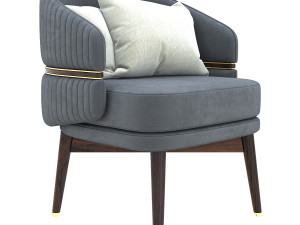 billy armchair Modello 3D