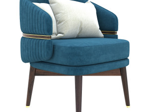 billy armchair Modello 3D