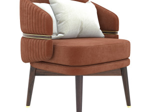 billy armchair Modello 3D