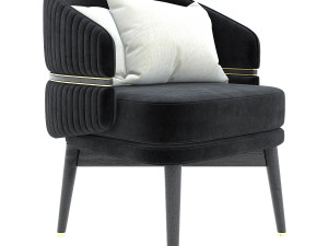 billy armchair Modello 3D