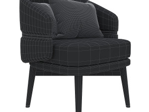 billy armchair Modello 3D