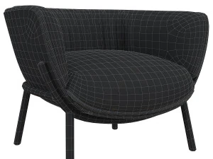 bombom infiniti armchairs 3D Model