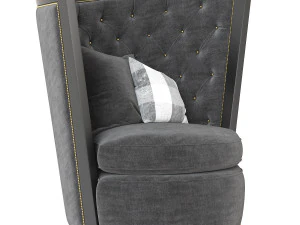 calypso chair marge carson furniture 3D Model