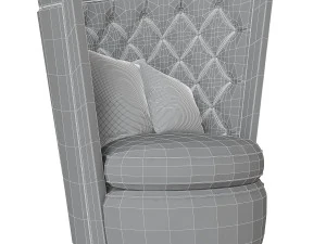 calypso chair marge carson furniture 3D Model