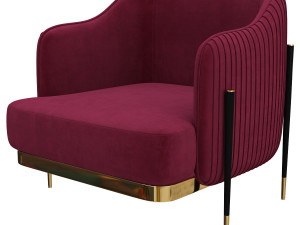 capital collection oxford armchair Modèle 3D