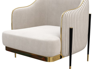 capital collection oxford armchair Modèle 3D