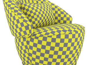consonance-armchair-roche-bobois 3D Model