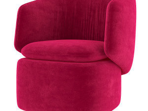 crescent swivel chair 3D Model