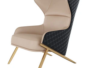 don vito armchair orange 3D Model