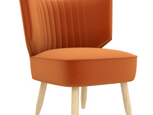 duke chair easy velvet 3D Model