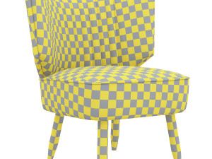 duke chair easy velvet 3D Model