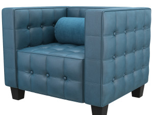 el sillon kubus de lilly reich josef hoffmann armchair 3D Model