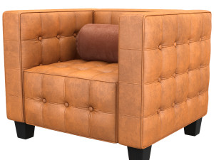 el sillon kubus de lilly reich josef hoffmann armchair 3D Model