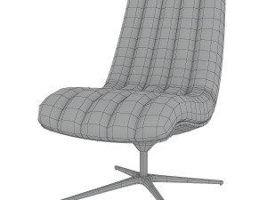 healey lounge chair by walter knoll Modelo 3D