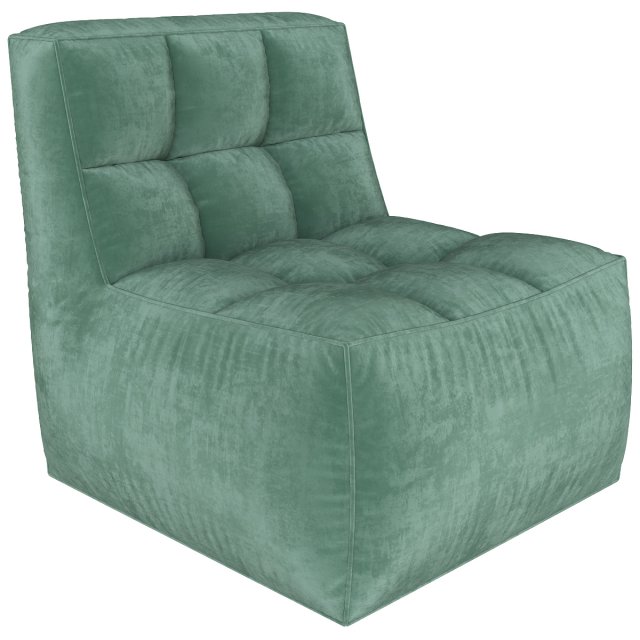 home republic otis snow boucle lounge chair 3D Model .c4d .max .obj .3ds .fbx .stl .blend