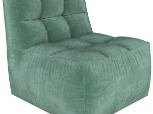 home republic otis snow boucle lounge chair 3D Model