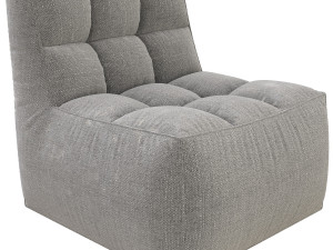 home republic otis snow boucle lounge chair 3Dモデル