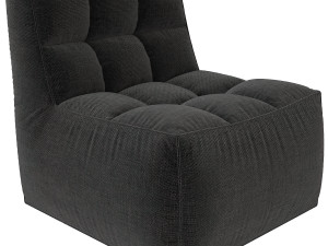 home republic otis snow boucle lounge chair 3Dモデル