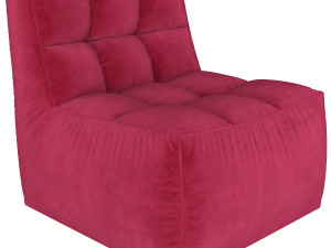 home republic otis snow boucle lounge chair 3Dモデル