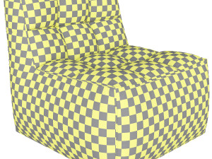 home republic otis snow boucle lounge chair 3Dモデル