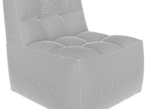 home republic otis snow boucle lounge chair 3D Model