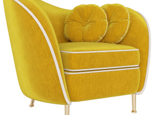 kooper seater armchair deep 3D Model