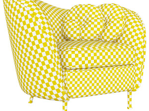 kooper seater armchair deep 3D Model