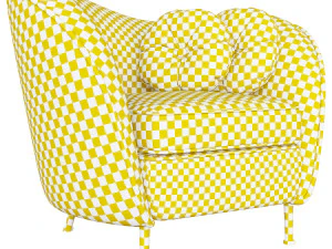 kooper seater armchair deep 3D Model