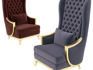 kursi teras mewah klasik modern Model 3D