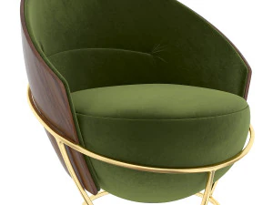 lu powdery armchair 3D Model