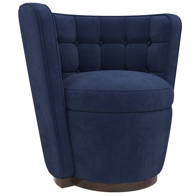 luxury and designer furniture chairs deco tub linley Modello 3D .c4d .max .obj .3ds .fbx .stl .blend 