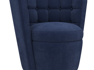 luxury and designer furniture chairs deco tub linley 3D Model