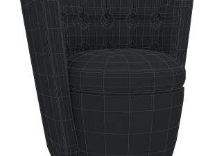 luxury and designer furniture chairs deco tub linley Modello 3D