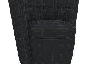 luxury and designer furniture chairs deco tub linley 3D Model