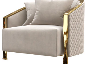 luxury armchair 3D Model
