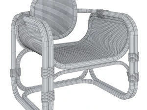marte lounge chair 3D Model
