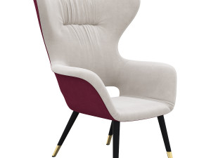 megan bergere chair Model 3D