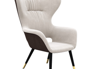 megan bergere chair 3Dモデル