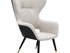 megan bergere chair 3Dモデル