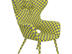 megan bergere chair 3Dモデル