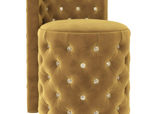 modern 11098 puffy chair Modello 3D