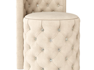 modern 11098 puffy chair 3D Модель