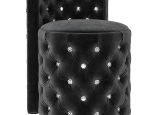 modern 11098 puffy chair 3D Модель