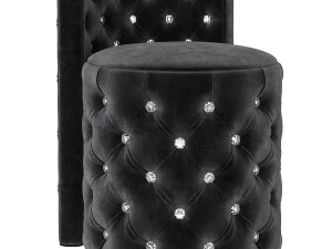 modern 11098 puffy chair 3D Model