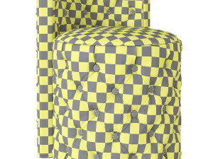modern 11098 puffy chair 3D Модель